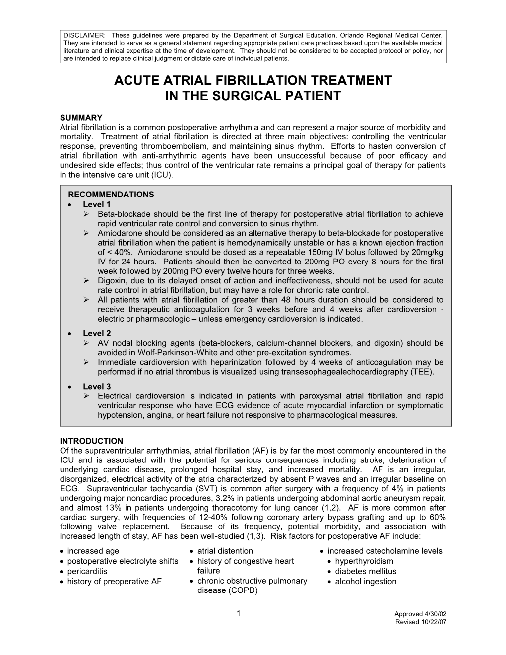 Icu Sedation Guidelines s3