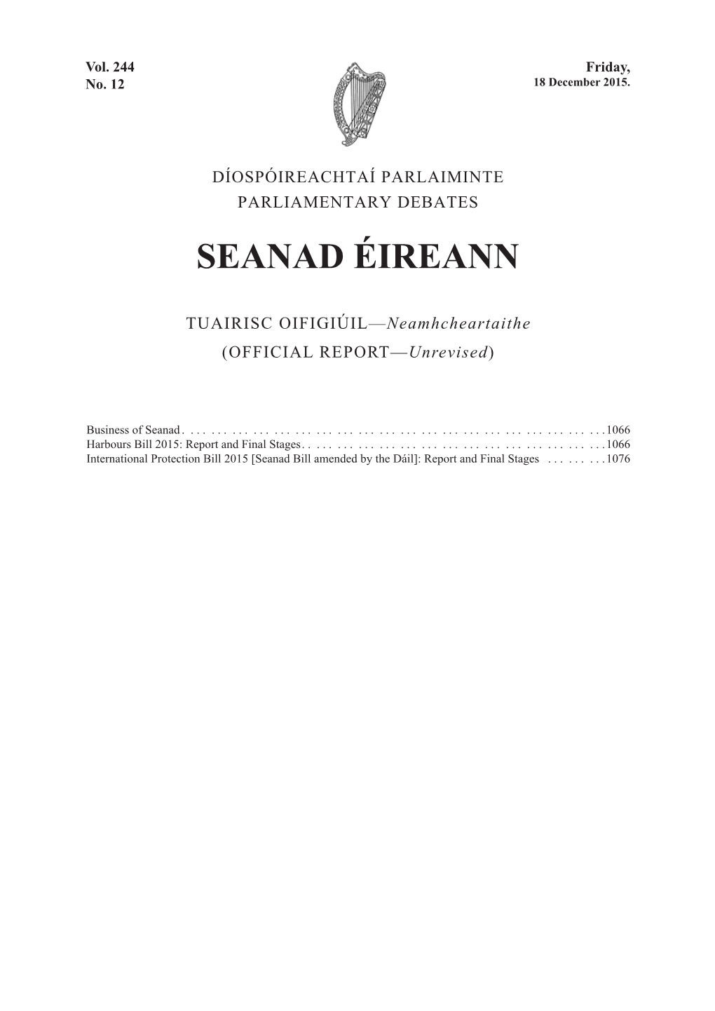 Seanad Éireann