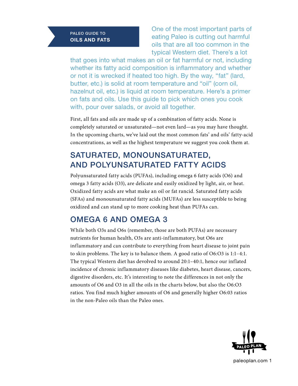 Saturated, Monounsaturated, and Polyunsaturated Fatty Acids Omega 6 and Omega 3