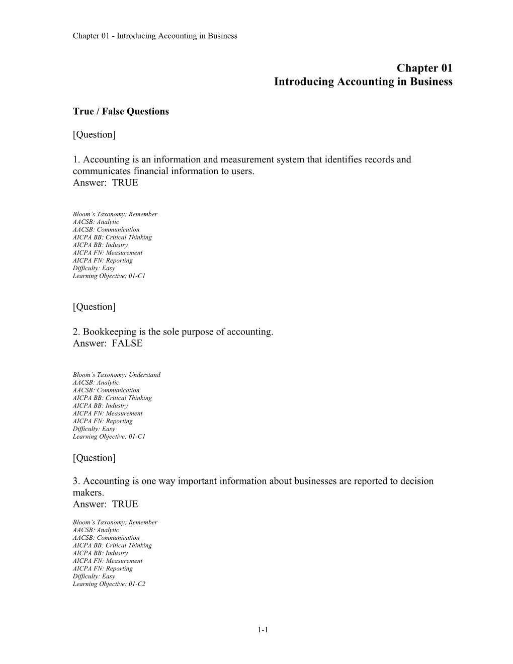 Chapter 01 Grids Introducing Financial Accounting