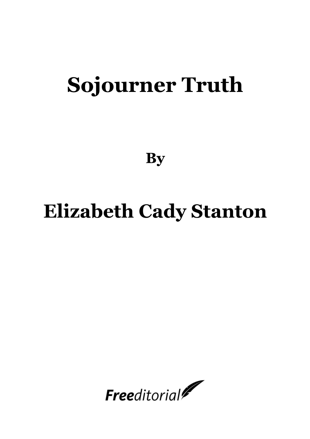 Sojourner Truth