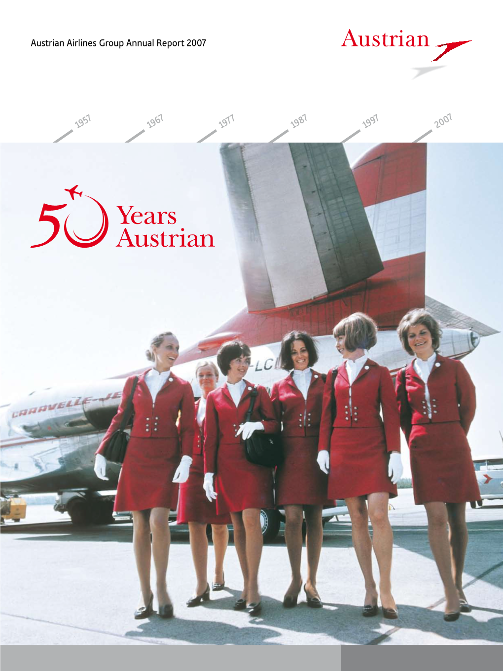 1957 1967 1977 1987 1997 2007 Austrian Airlines Group Annual