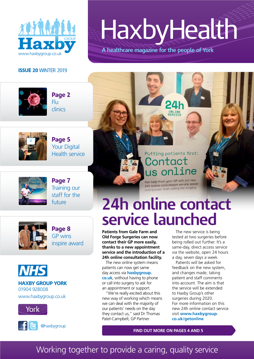 Haxbyhealth a Healthcare Magazine for the People of York