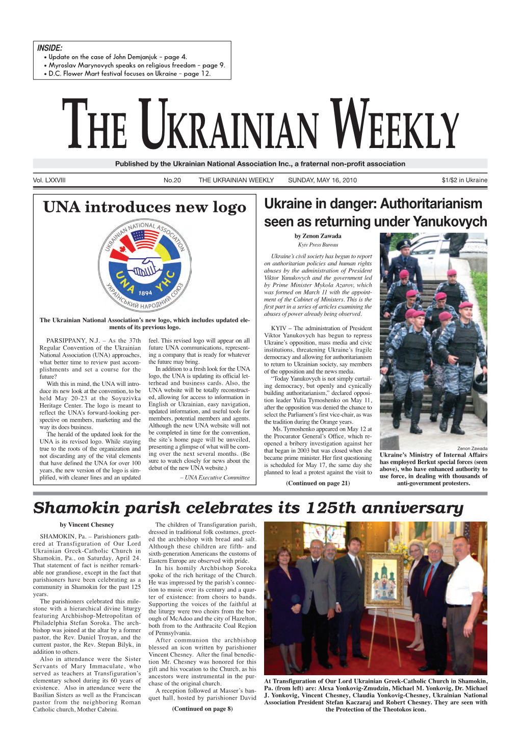 The Ukrainian Weekly 2010, No.20