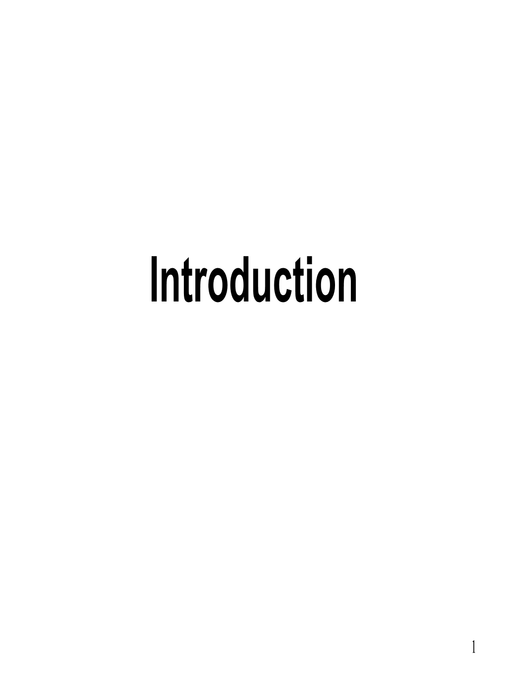 Introduction