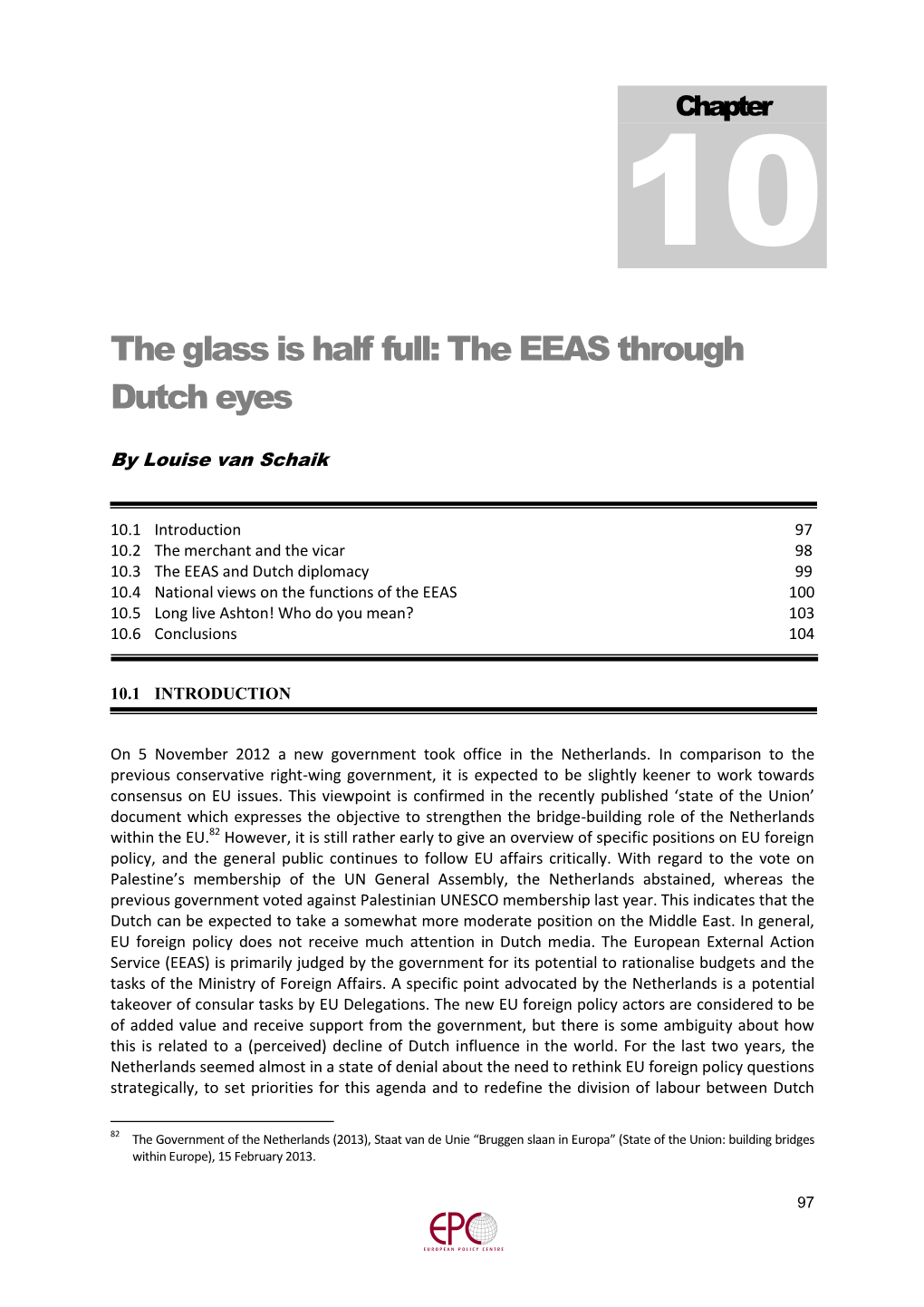 The EEAS Through Dutch Eyes