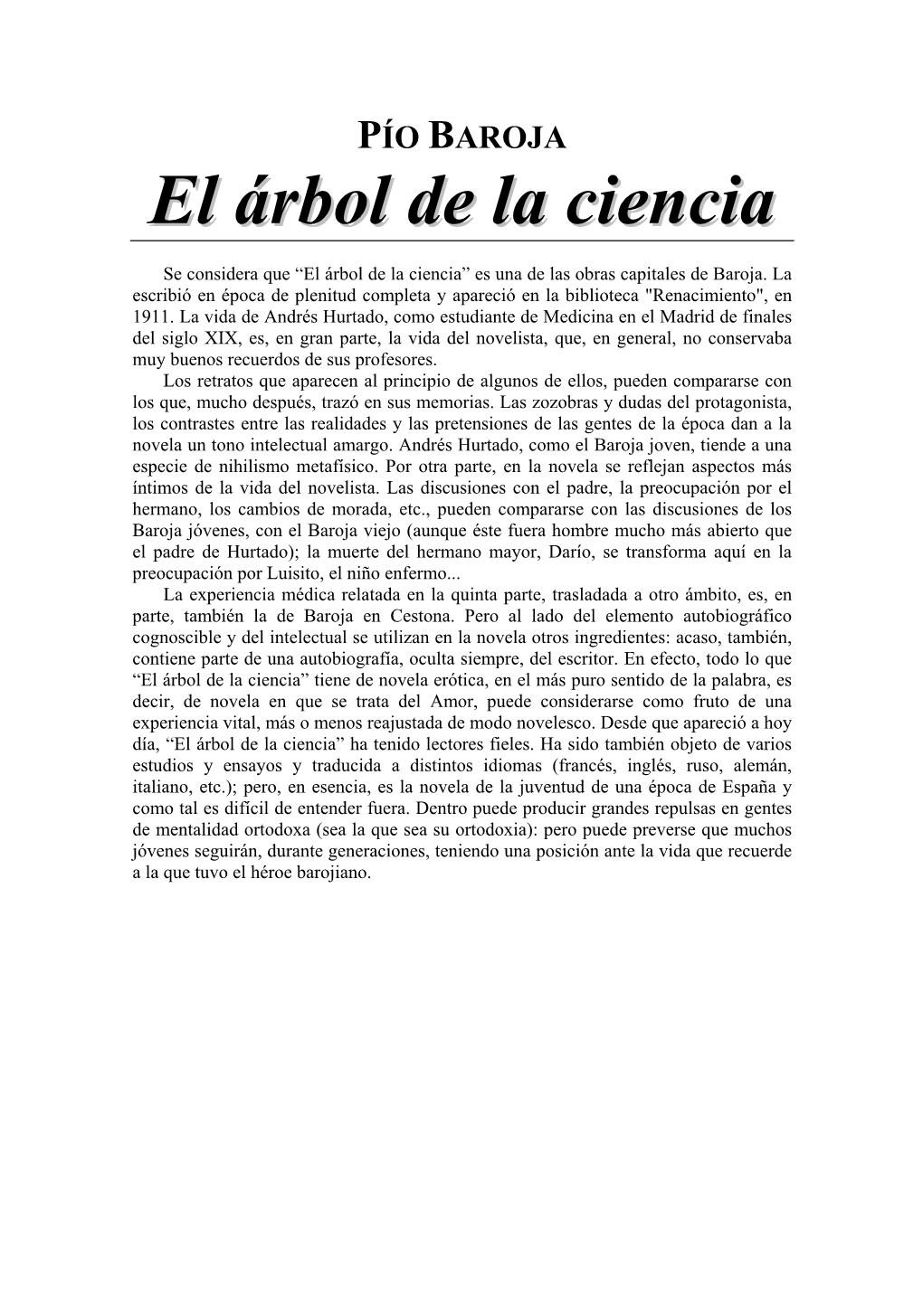 El-Árbol-De-La-Ciencia.Pdf