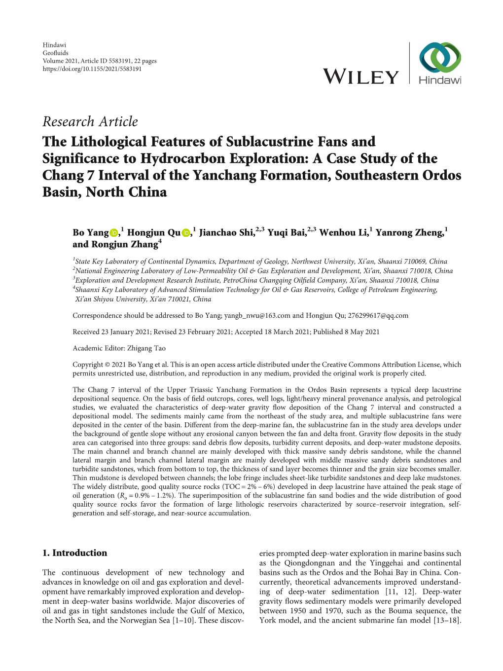 The Lithological Features of Sublacustrine Fans And