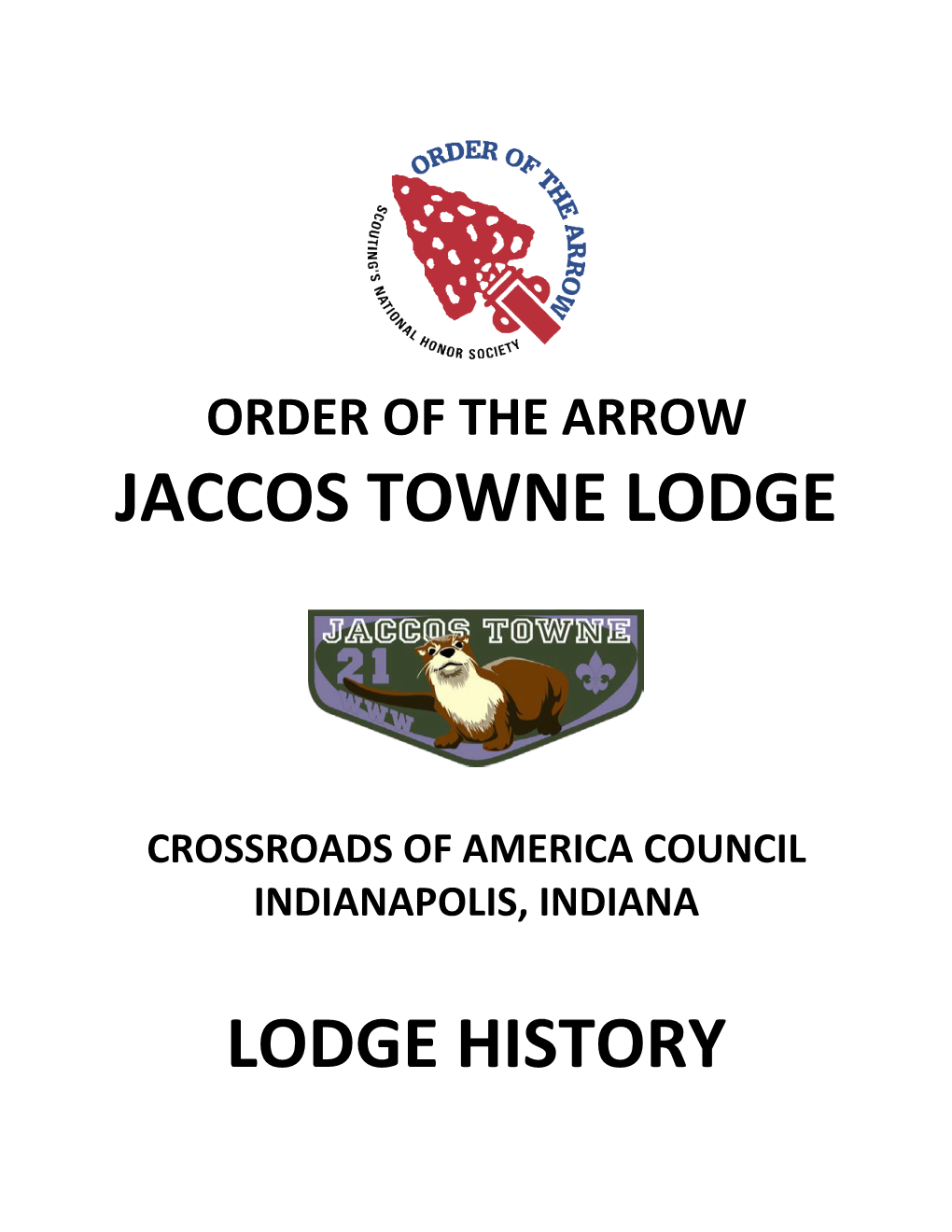 Jaccos Towne Lodge Lodge History