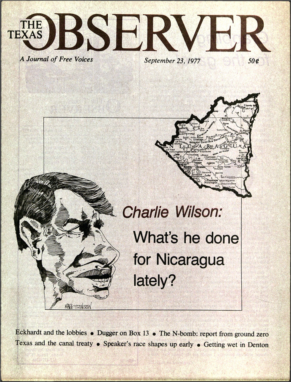 The Congressman from Nicaragua Wilson and the Dictator