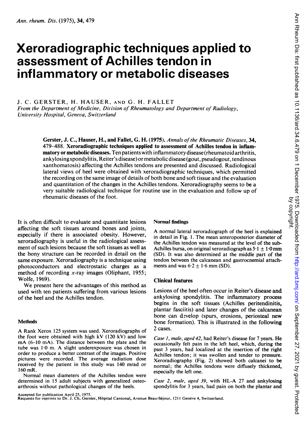 Inflammatory Or Metabolic Diseases