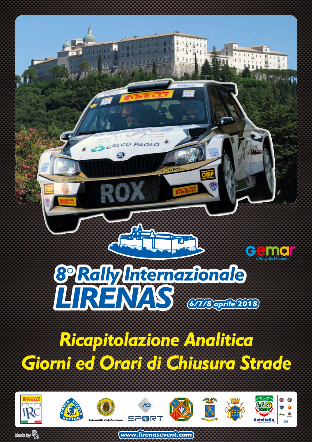 LIR2018 Riep Chiusura Strade