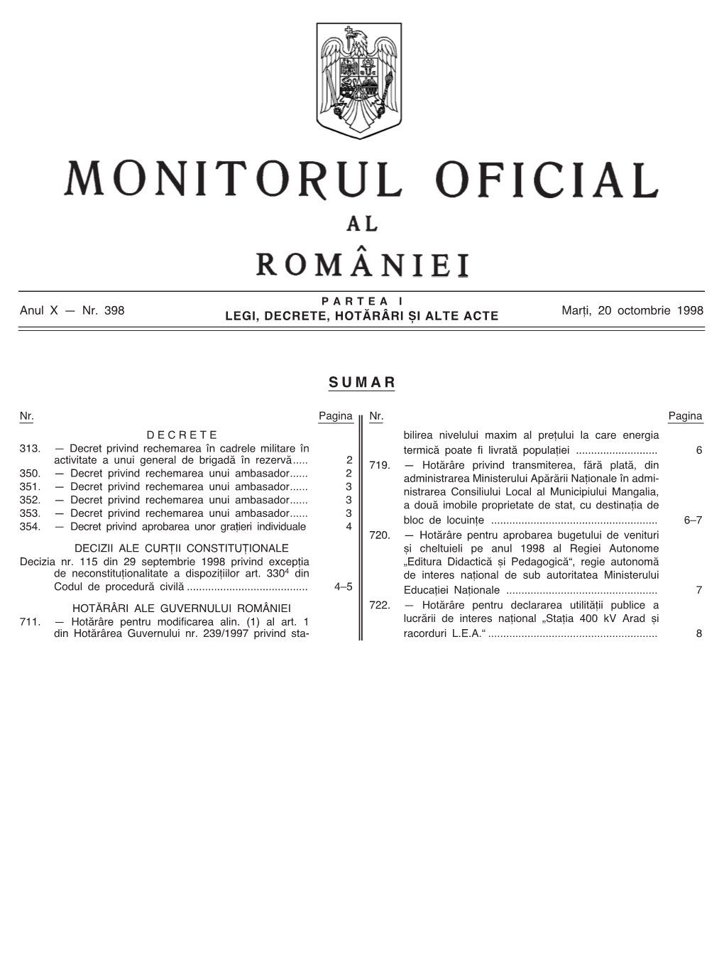 Monitorul Oficial Partea I