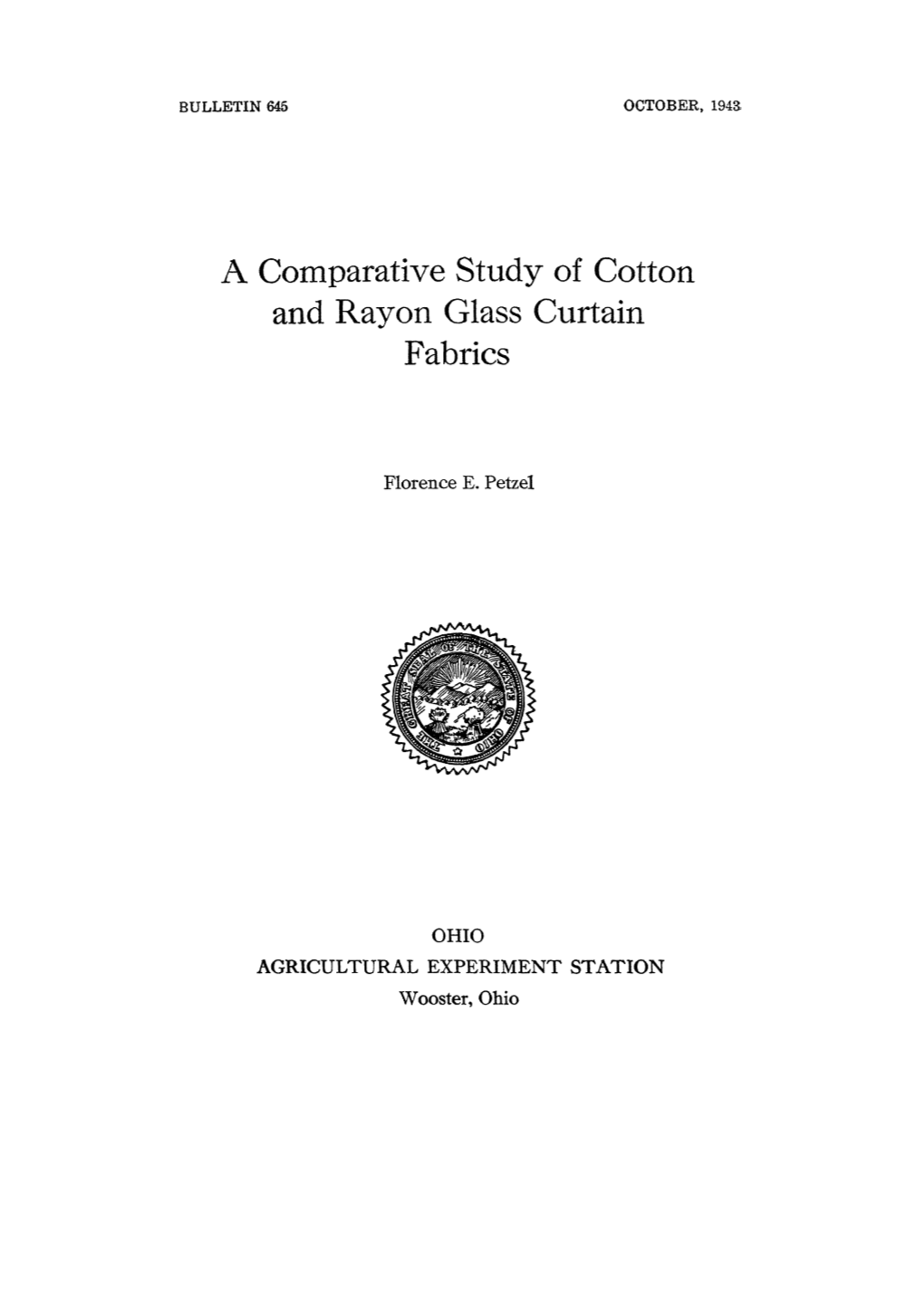 A Comparative Study of Cotton and Rayon Glass Curtain Fabrics