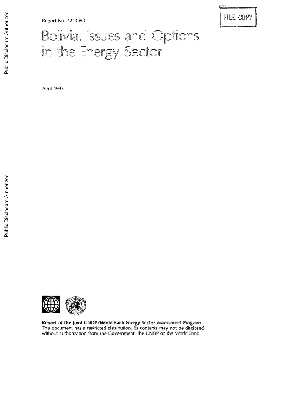 World Bank Document