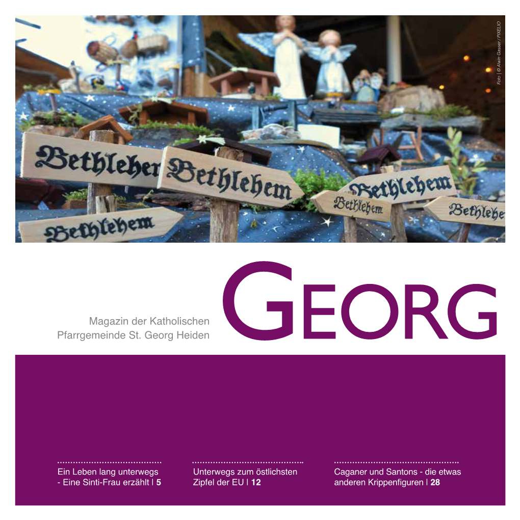 Magazin Der Katholischen Pfarrgemeinde St. Georg Heiden Georg