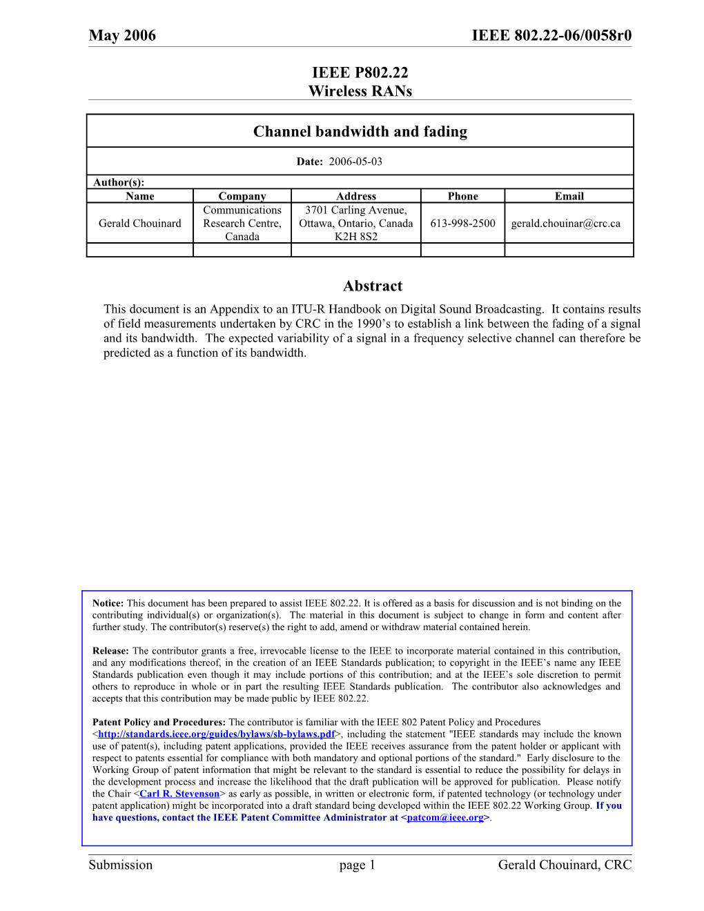 Appendix Xpropagation Experiments and Simulations