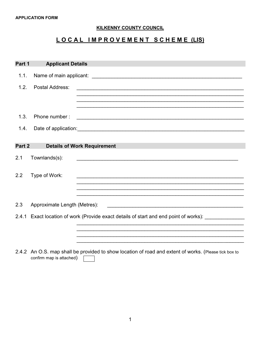 Local Improvement Scheme Application Form.Pdf