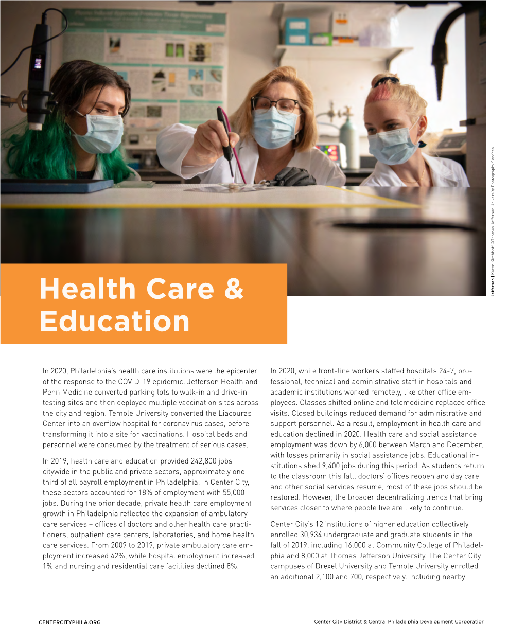 Health Care & Education