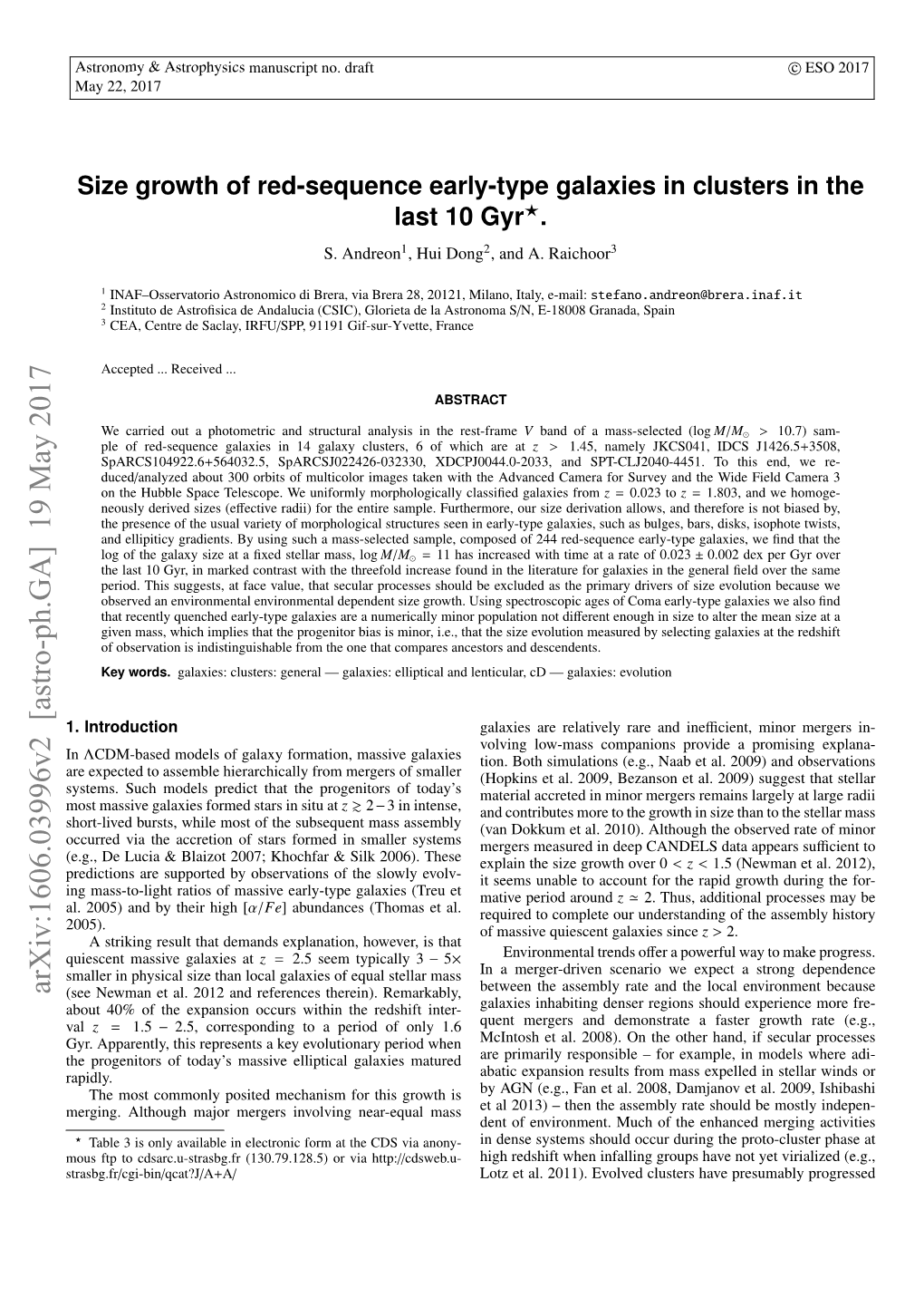 Size Growth of Red-Sequence Early-Type Galaxies in Clusters in the Last 10 Gyr?