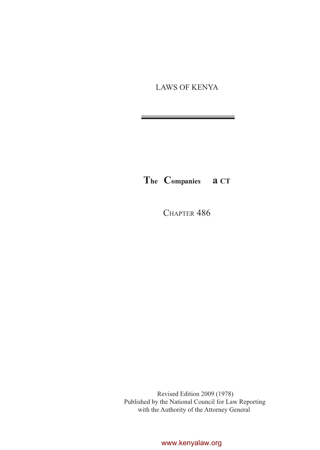 Laws of Kenya