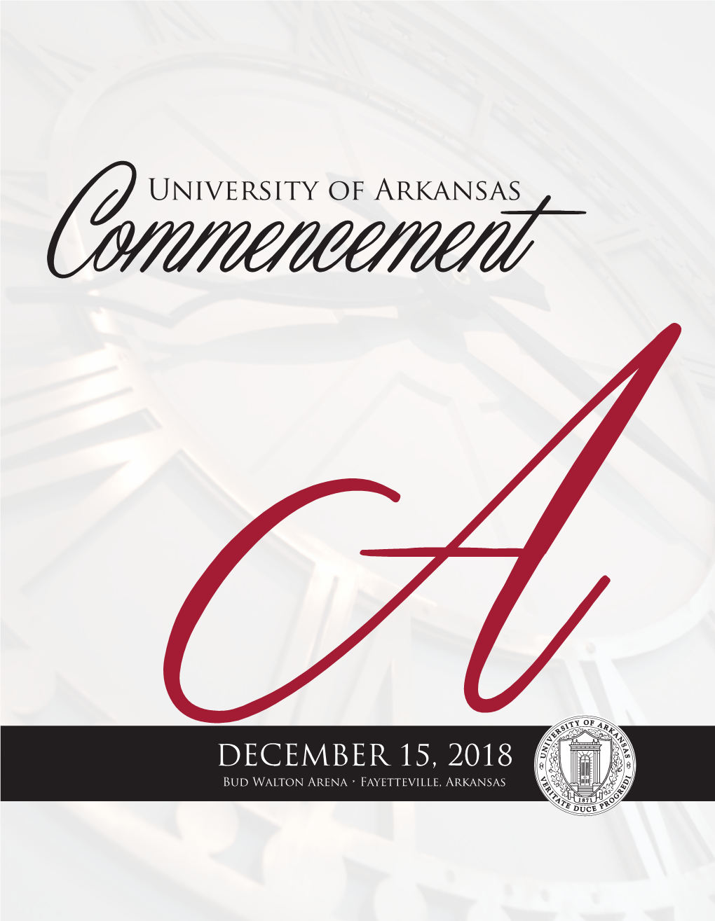 Fall 2018 Commencement Program Book