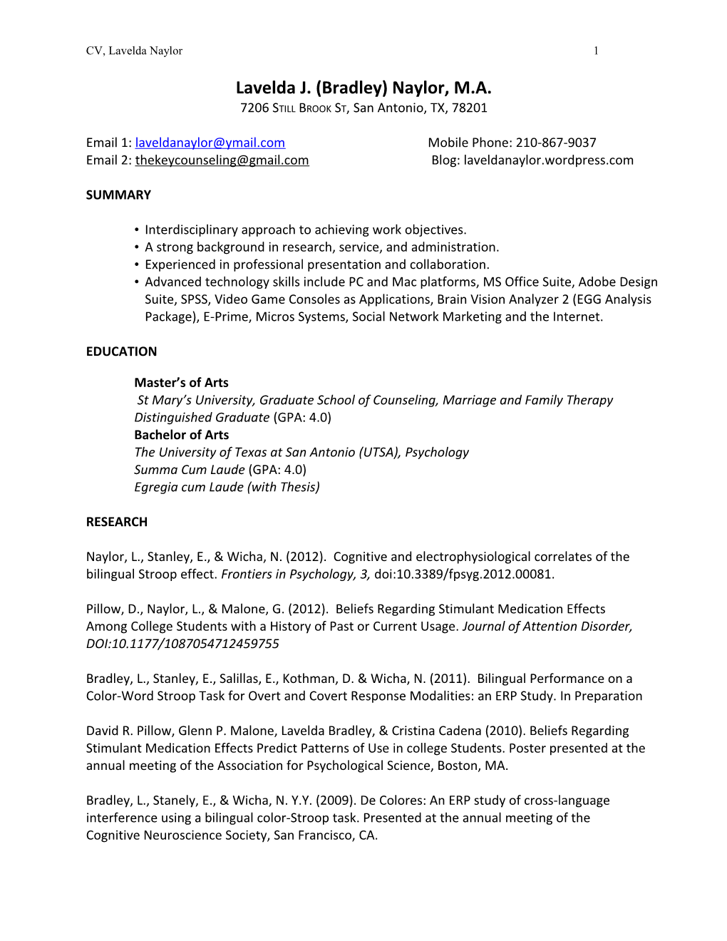 Quickstart Resume Template