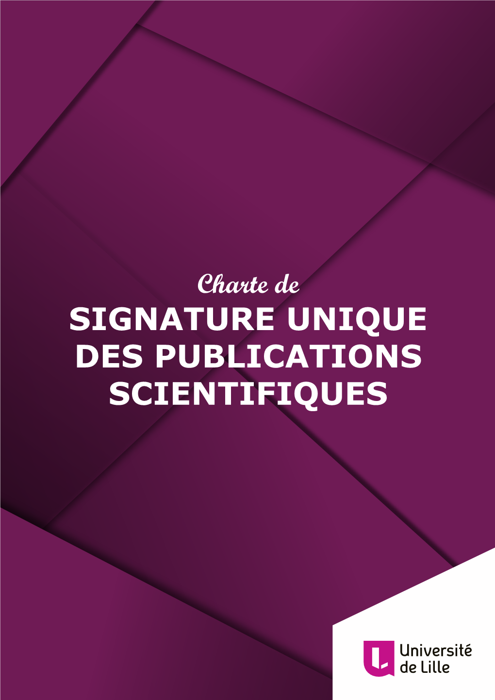 Signature Unique Des PUBLICATIONS SCIENTIFIQUES