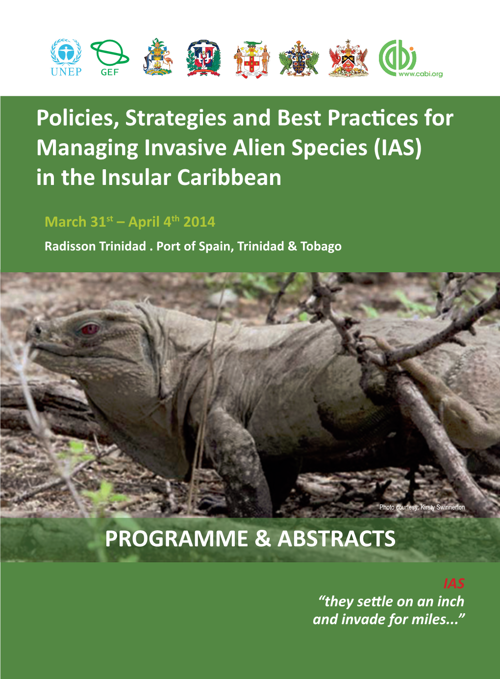 Policies, Strategies and Best Practices for Managing Invasive Alien Species (IAS) in the Insular Caribbean