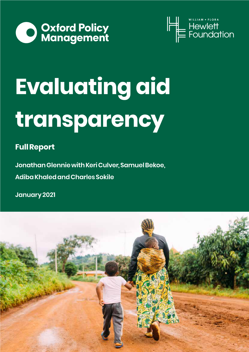 Evaluating Aid Transparency I January 2021 Aid Data