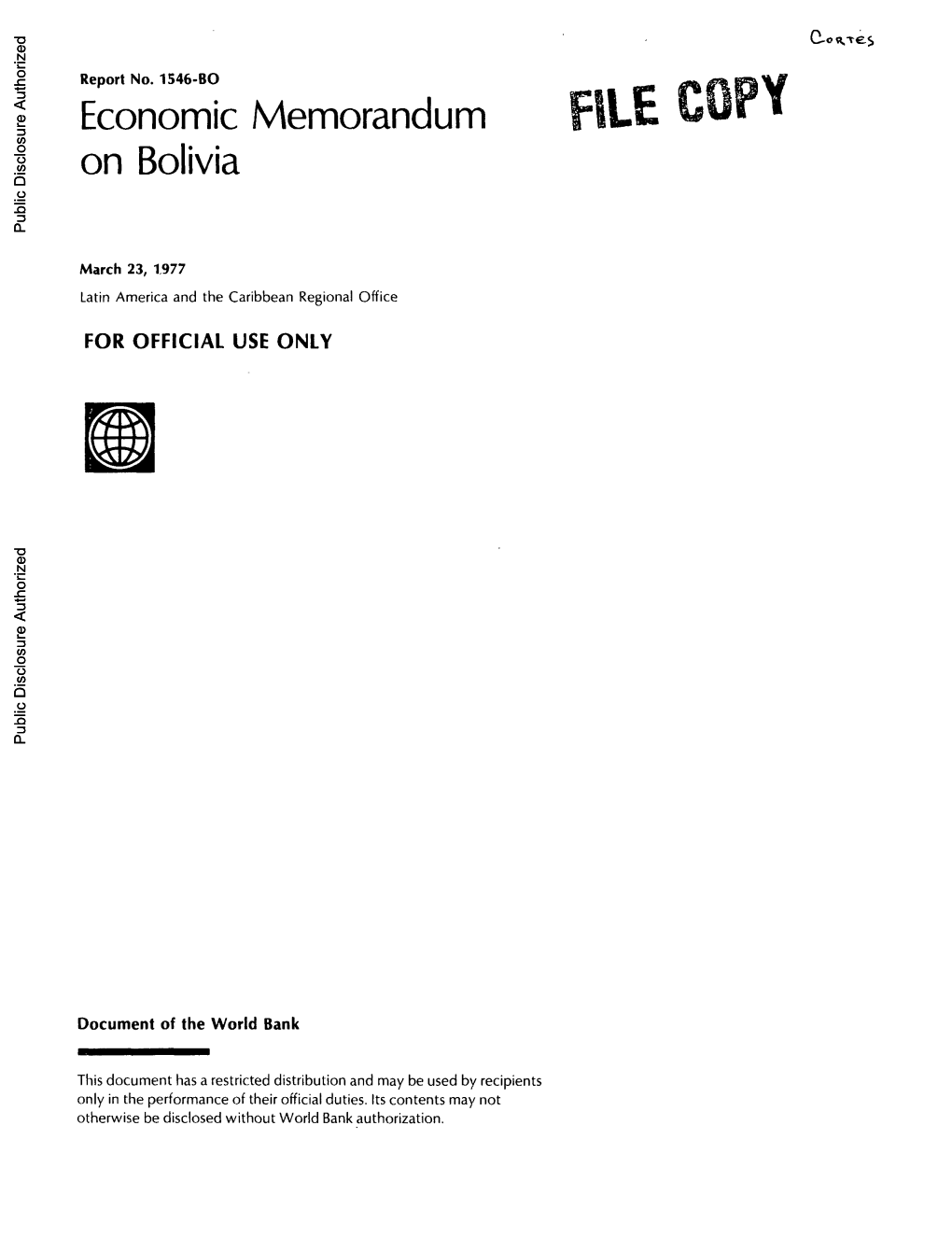 World Bank Document