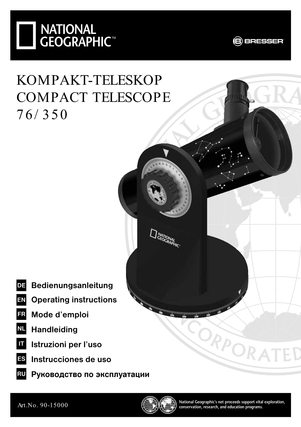 Kompakt-Teleskop Compact Telescope 76/350