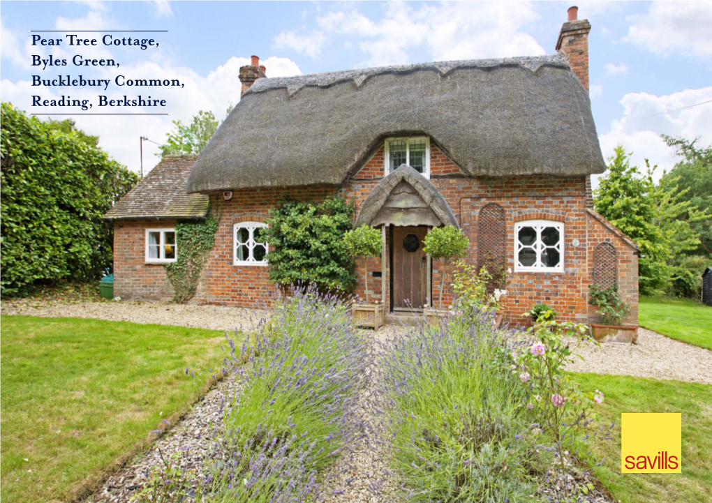 Pear Tree Cottage, Byles Green, Bucklebury Common, Reading