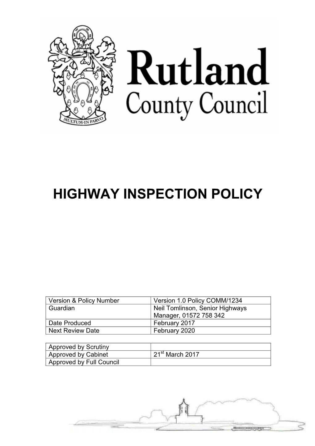 Highway Inspection Policy