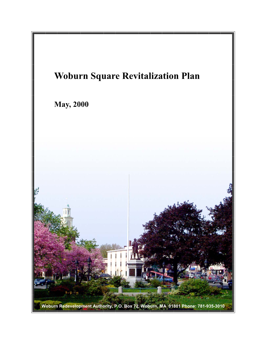Woburn Square Revitalization Plan May 2000