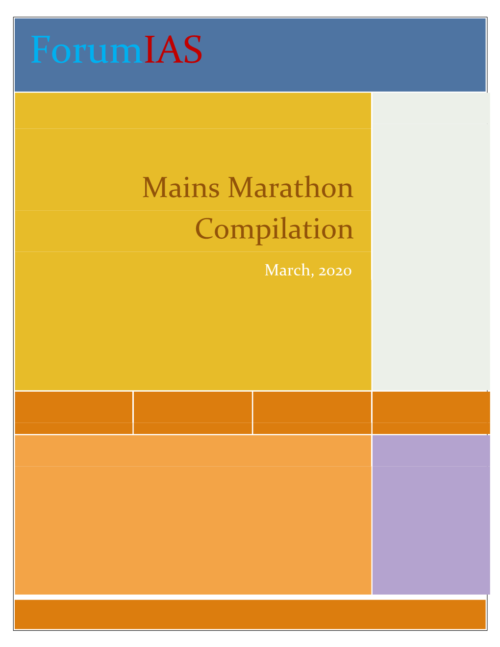 Mains Marathon Compilation March 2020