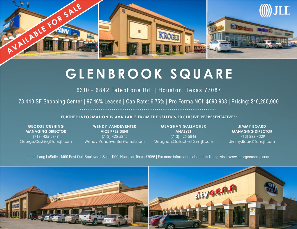 GLENBROOK SQUARE 6310 - 6842 Telephone Rd