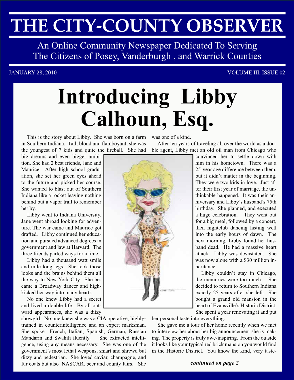 Introducing Libby Calhoun, Esq. This Is the Story About Libby