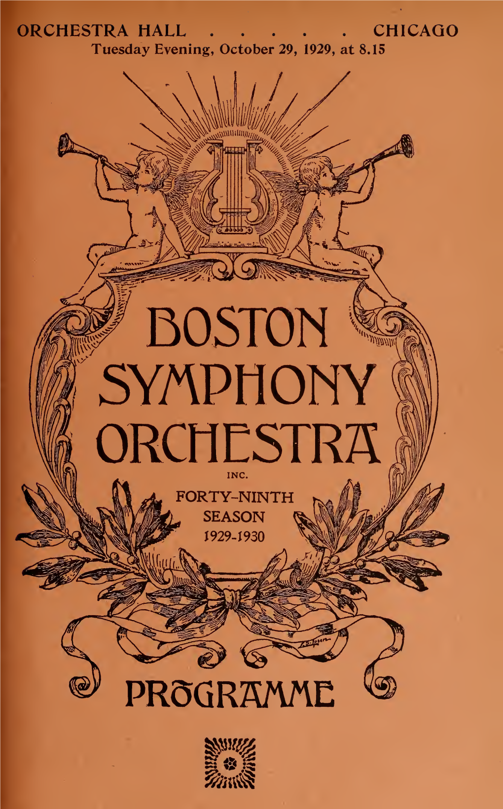 Boston Symphony Orchestra Concert Programs, Season 49,1929-1930