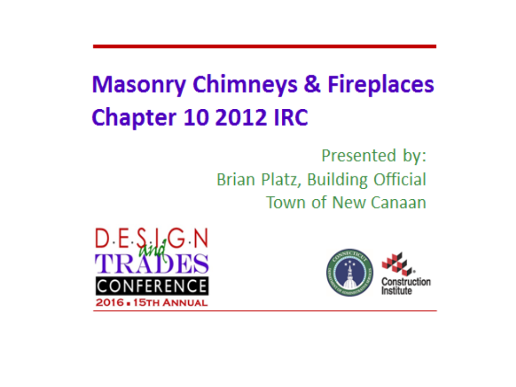 Masonry Chimneys &Fireplaces