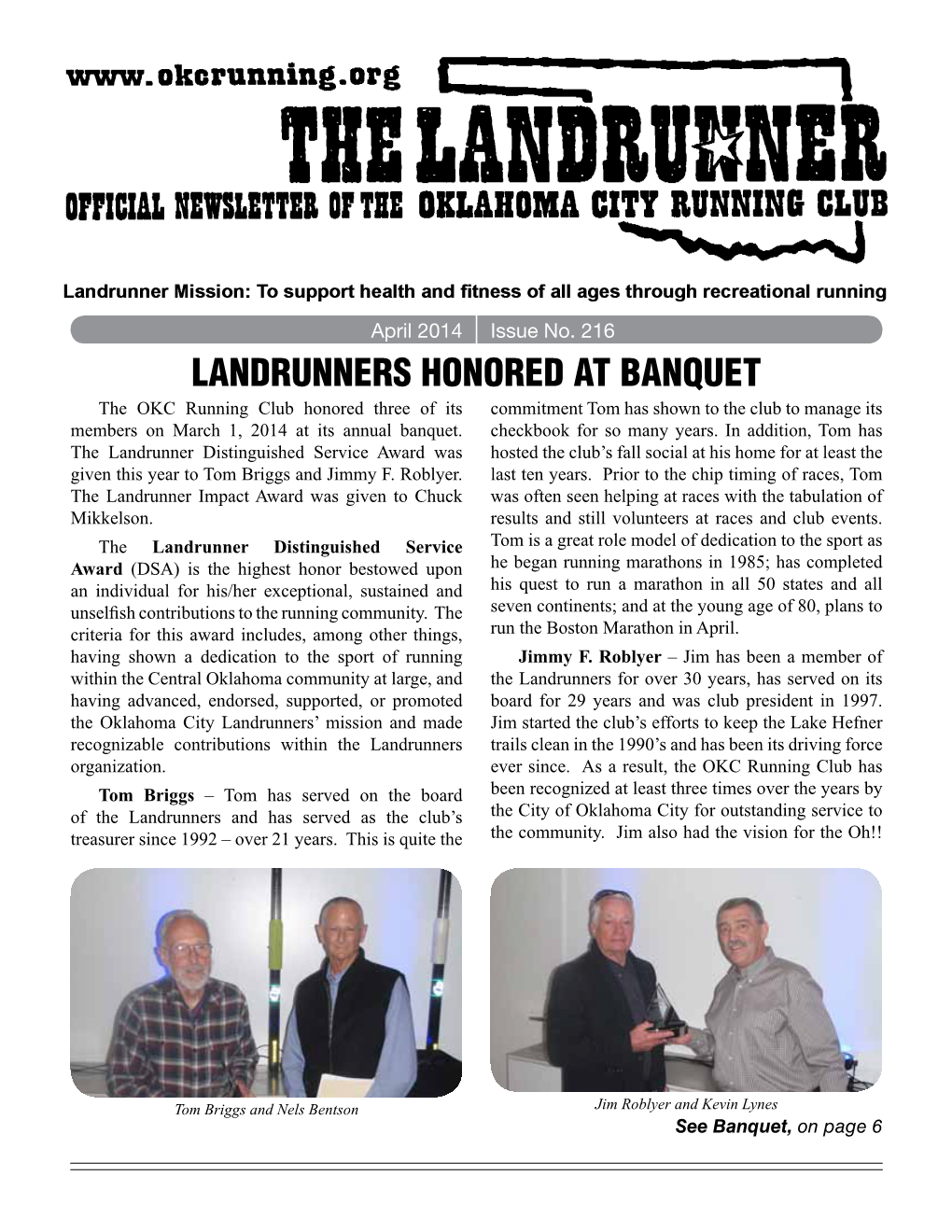 Landrunners Honored at Banquet