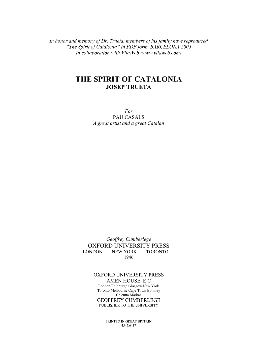 The Spirit of Catalonia” in PDF Form