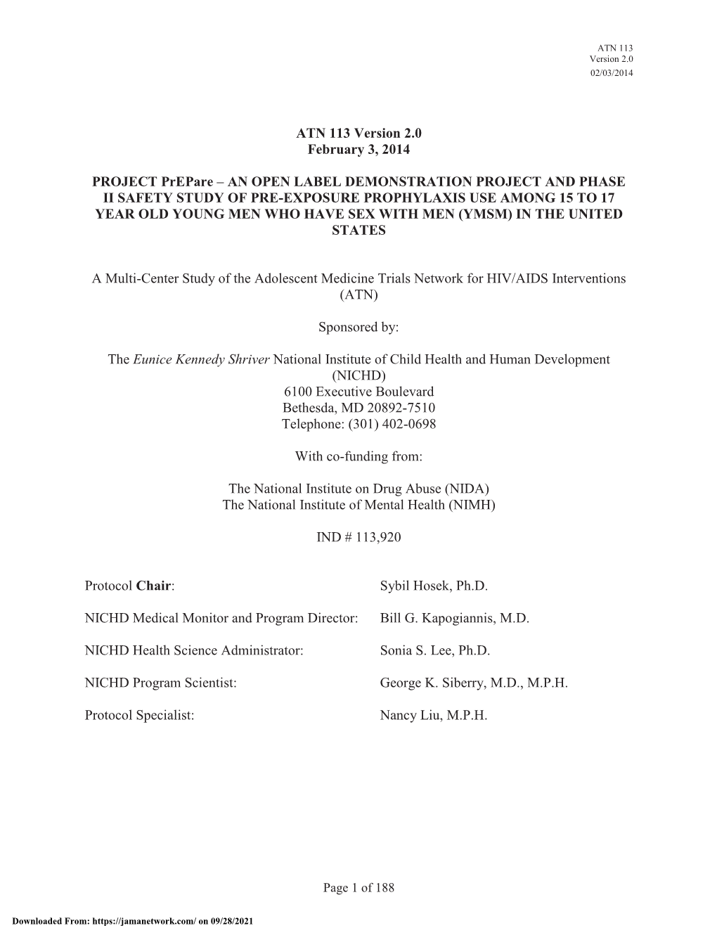 Safety and Feasibility of Antiretroviral Preexposure Prophylaxis For