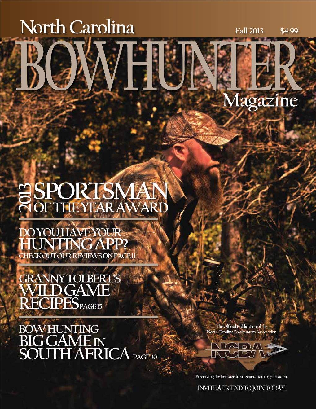 Fall 2013 $4.99 BOWHUNTER Magazine