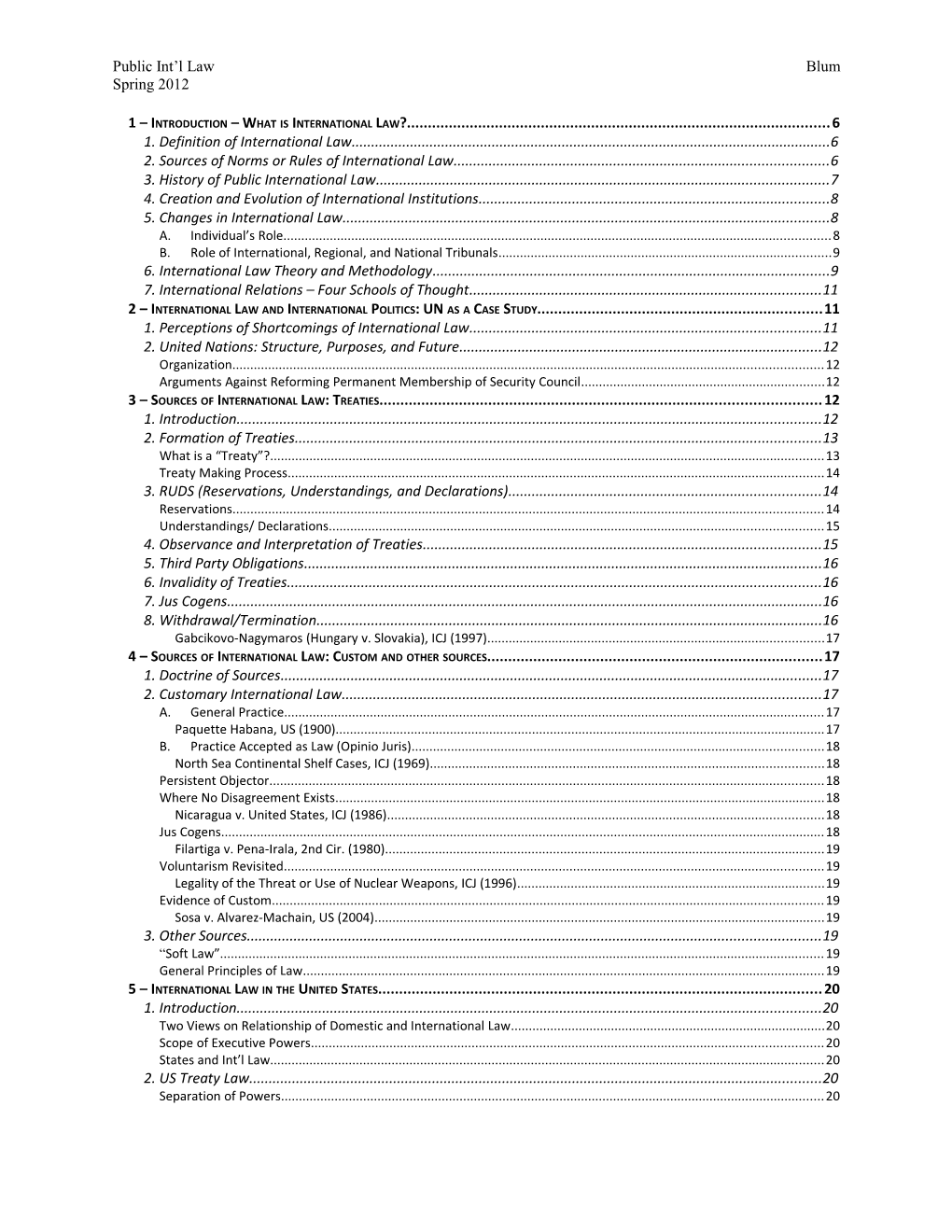 1 Introduction What Is International Law? 6