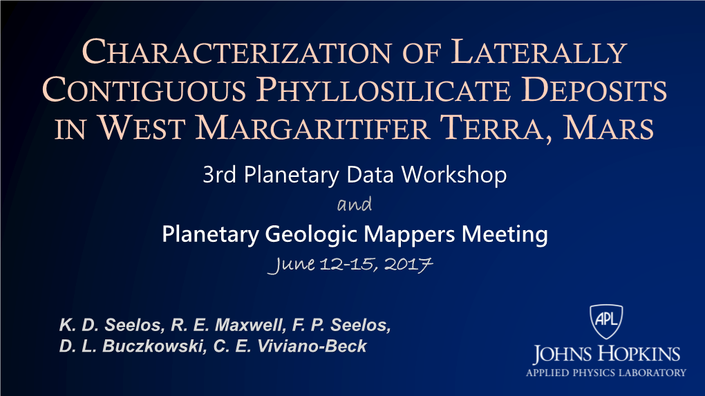 Characterization of Laterally Contiguous