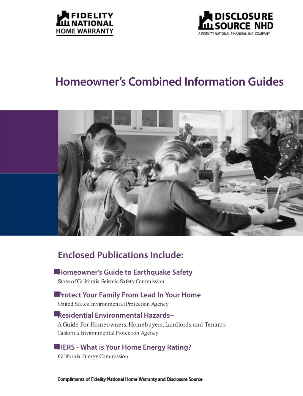 Homeowner's Combined Information Guides