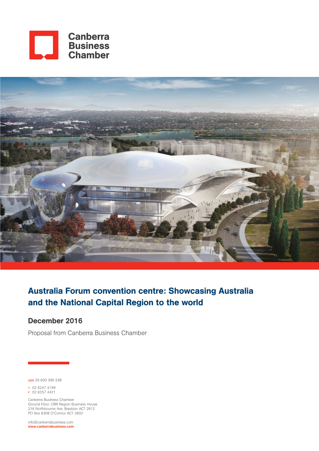 Australia Forum Convention Centre: Showcasing Australia and the National Capital Region to the World