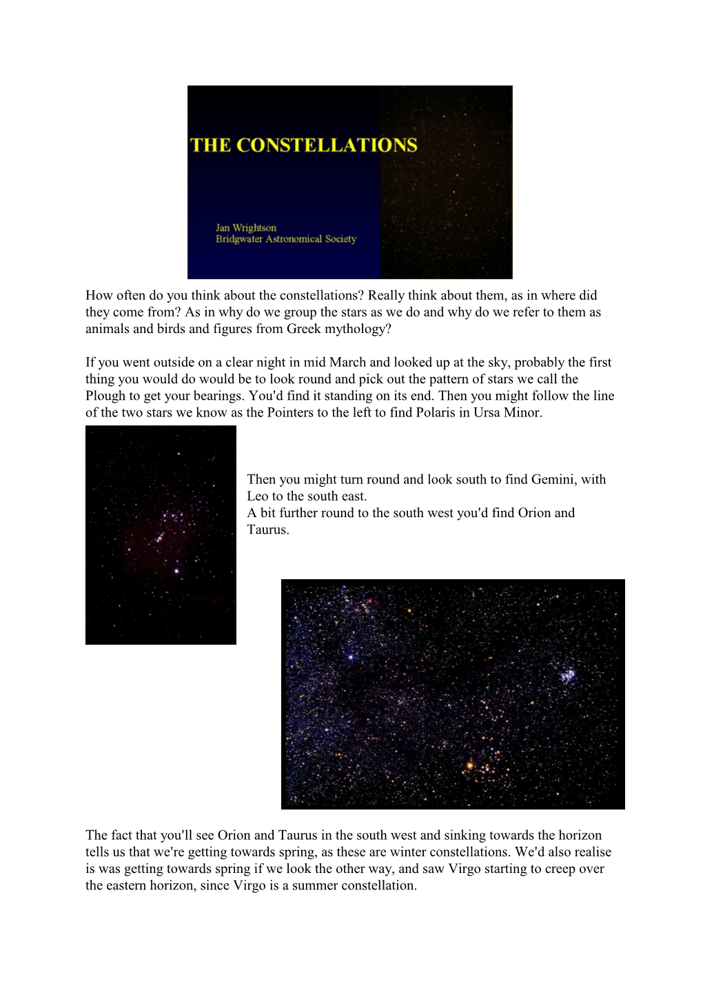 Constellations Article