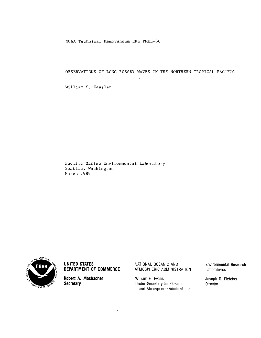 Observations of Long Rossby Waves in the Northern Tropical Pacific